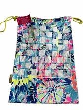 NWT GWP LILLY PULITZER Beach Game Bag Backpack Checkers Backgammon Dice DIVE IN