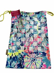 NWT GWP LILLY PULITZER Beach Game Bag Backpack Checkers Backgammon Dice DIVE IN