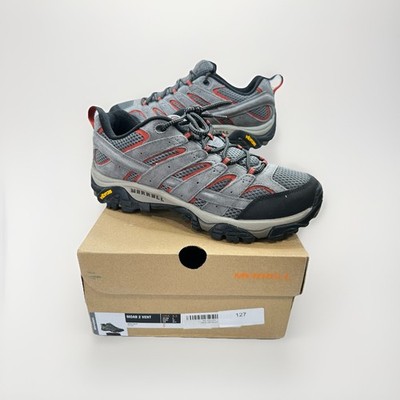 Merrell Moab 2 Waterproof  Walnut  Mid Gray Men s Hiking Shoes Size 9 | J06023
