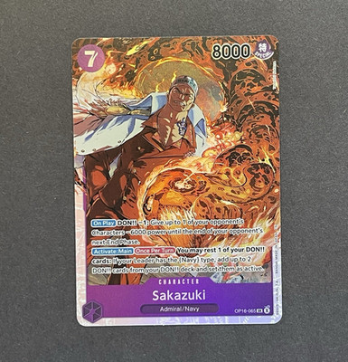 Bandai Sakazuki OP16-065 Special Character Card 8000 Power Cost 7 English