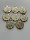[LOT OF 8]  1964-P 50C KENNEDY HALF DOLLAR 90% SILVER