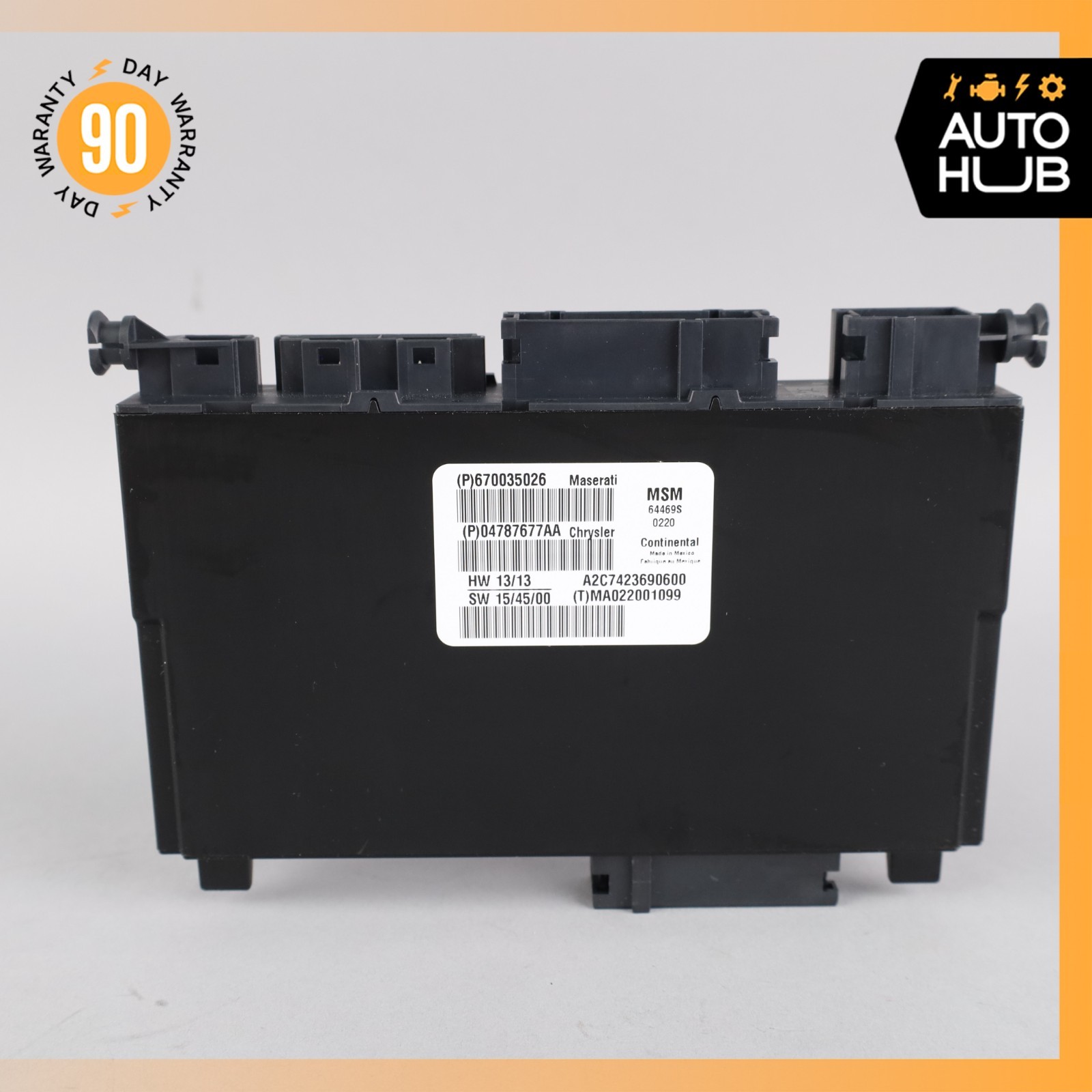 14-22 Maserati Levante M161 Seat Control Module Left 670035026 OEM 35k