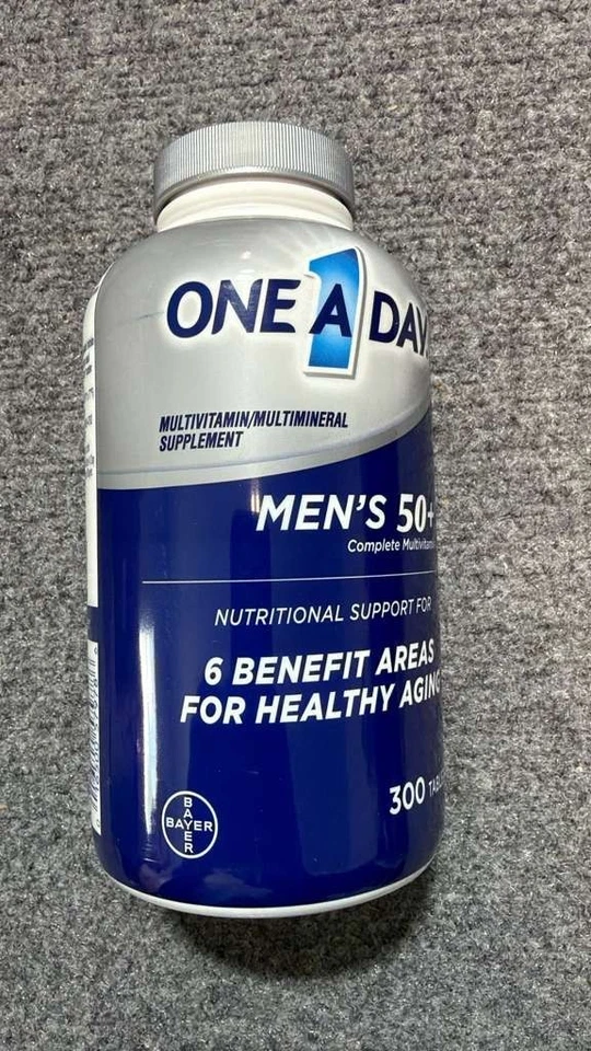 Мультивитамины One A Day Men's 50+ Healthy Advantage 300 таблеток срок годности 10/2026 - Изображение 4 из 4