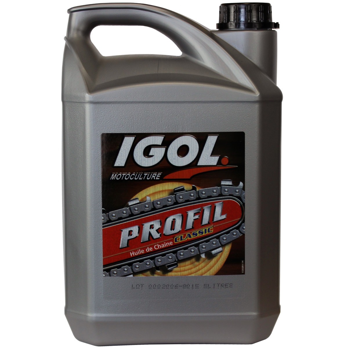 Huile de chaîne filante IGOL 5L contre la surchauffe des élagueuses