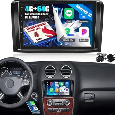 Android 15 GPS Navi Autoradio Für Mercedes Benz ML W164 GL X164 2005-2011 + Kam