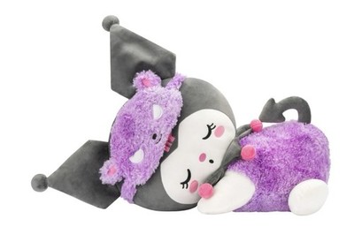 Hello Kitty And Friends Sanrio Kuromi 18'' Sleeping Cuddly Plush Jazwares (NWT)