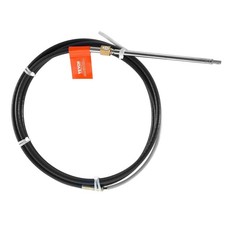 Boat Steering Cable, 17 Feet Outboard Marine Rotary Steering Cable, 1/2 Ton High