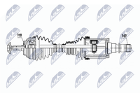 Antriebswelle Nty NPW-BM-050 FüR Bmw E84 X1 Xdrive