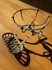 Vintage Brass Soap Dish Sponge Holder Claw Foot Tub Utility Laundry Farm Sink