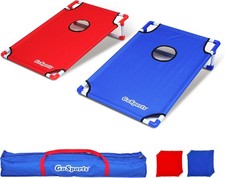 GoSports Portable Cornhole Game Sets Premium Outdoor Lawn or Beach Toss Game f
