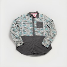 Ecko Unltd. Mens Button-Up Large AOP Color Bl...