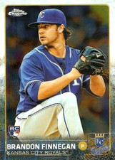 2015 Topps Chrome #195A Brandon Finnegan RC Kansas City Royals