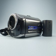 JVC Everio GZ-MG175EK Handheld High Definition HDD Camcorder Silver Tested