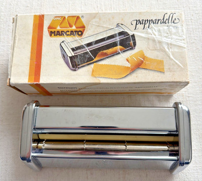 Vintage Marcato Atlas Pappardelle 50mm Wide Noodle Cutter In Box Made in Italy