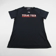 Texas Tech Red Raiders Under Armour Short Sleeve Shirt Women's Black Used