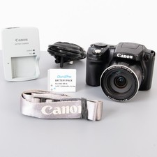 Canon PowerShot SX510 HS - 12MP camera, charger, battery, strap