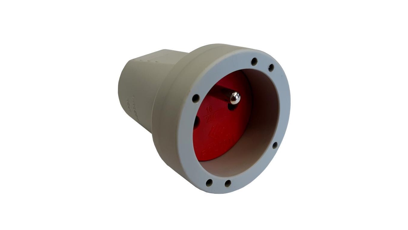 PVC Portable Socket IP20 250V~16A Grey 12138
