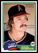 1981 Topps #505 Jason Thompson Angels