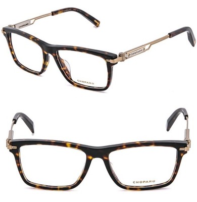 CHOPARD VCH357 CLASSIC RACING Brown Havana Classic Luxury Optical Frame Men 357