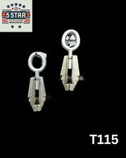 2 X Jr. Clamp Mo Clamp Style 5 Ton Auto Body Frame Machine Repair Pulling Clamp