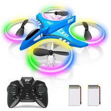 4.9 Inch Mini Drone for LED Night Lights Key Take Off Landing Flips RC Remote...