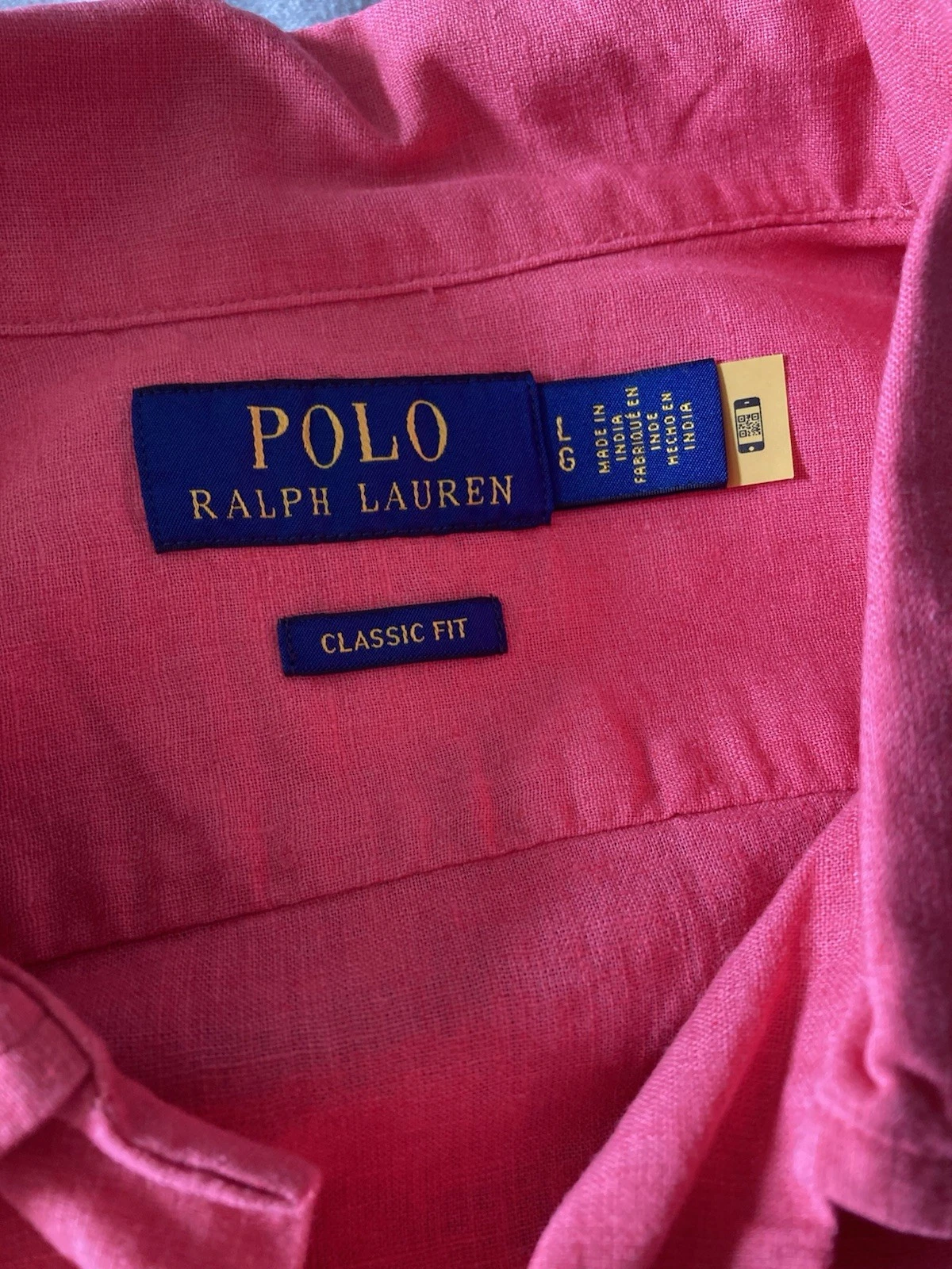 New Size L Large Mens Polo Ralph Lauren Button Up Shirt - product detail image 3