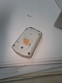 ORIGINAL OEM SEGA DREAMCAST JUMP  VIBRATION PAK HKT 8600 & WHITE ORIGINAL VMU J4