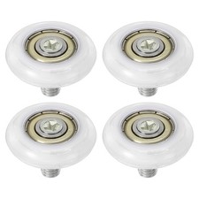 4 Pack 26mm Drawer Rollers Drawer Pulley Bearing Small Pulley White