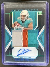 2024 National Treasures Jaylen Wright Midnight Rookie Patch Auto Autograph #/20