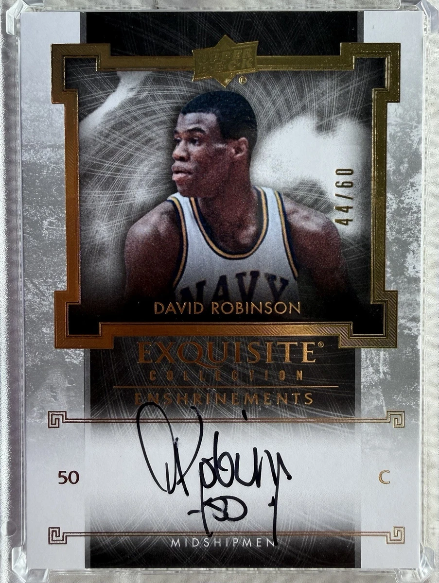 Upper Deck David Robinson Basketball Autographed Sports Trading