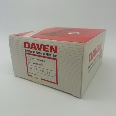 NOS Daven 141-CM-5A Shorting Switch - 1 Deck - 4 Poles/Deck - 5 Positions