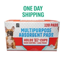 Dog Training Pads 23 x 24 Inch Housebreaking Puppy Pads 120 Count Absorbent