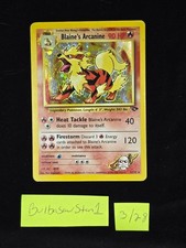 Blaine's Arcanine 1/132 Gym Challenge Holo for sale online