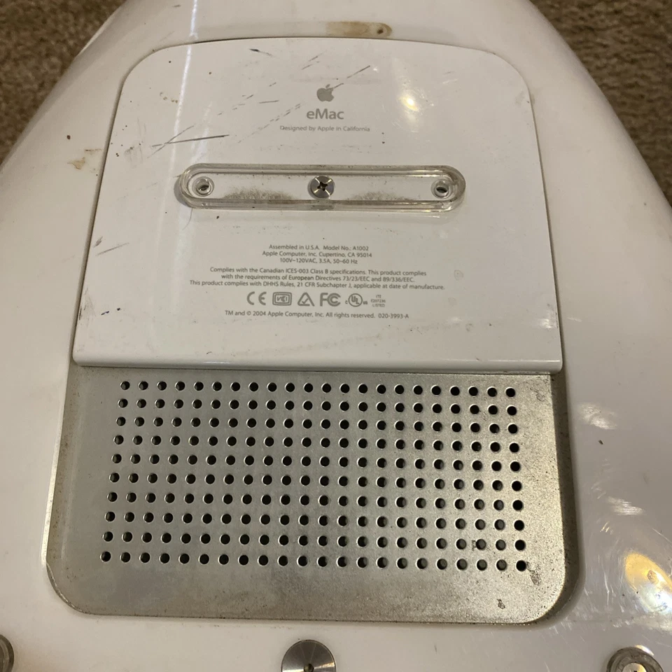 ⭐⭐⭐⭐⭐ Vintage Apple eMac A1002 All in One Power PC Computer - Image 3 of 3