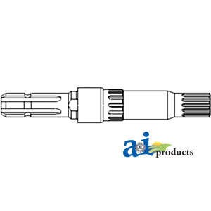 Shaft  fits John Deere 500B 500C 4240 4250 4255 4320 4430 4440 4450 4455 4050