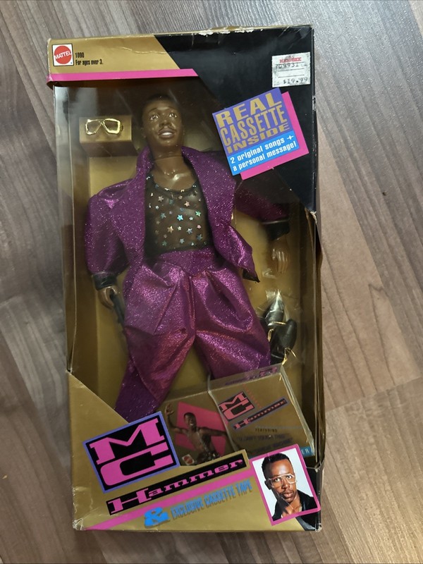 VINTAGE 1990'S MATTEL MC HAMMER DOLL MINT IN BOX