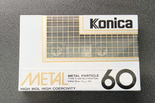 KONICA METAL 60  TYPE IV  BLANK CASSETTE TAPE  - Sealed -  Brand New