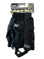 OUTDOOR RESEARCH Rocky Mountain Low Gaiters Size S/M P/M  Black BRAND NEW IN PKG