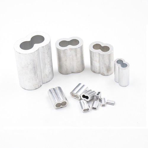 M1-M12 Aluminium Ferrules Crimping Sleeve，For Stainless Steel Wire Rope Cable - Bild 1 von 6