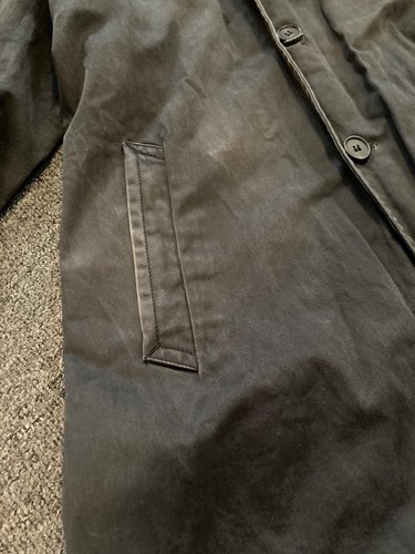 Allsaints Hombre Abrigo Corto Algodón Negro Talla 38/M/48 - Imagen 2 de 11