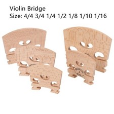 Sturdy and Reliable Violin Bridge Full Size 4/4 3/4 1/4 1/2 1/8 1/10 1/16