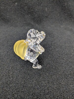 Swarovski Crystal Retired Young Gorilla with Yellow Bananas