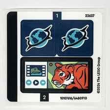 LEGO STICKER SHEET 60426 Jungle Explorer Truck City Stickers Decals Town