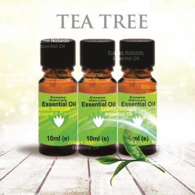 ESSPEE NATURALS 3 x 10ml Tea Tree Essential Oil 10ml - 100% Pure