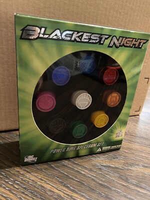 DC Blackest Night Green Lantern Power Ring Spectrum NIB