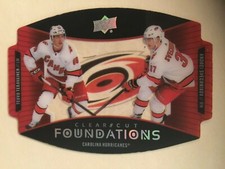 A.SVECHNIKOV T. TERAVAINEN 2020-21 UD Hockey CLEARCUT Foundations CAR SP #CCF-TS