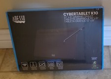 Adesso Cybertablet K10 10x6 Graphic Design Tablet