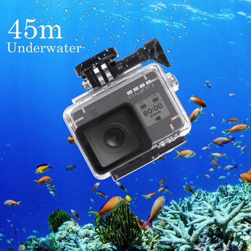 QIMEI-SHOP Boîtier étanche Compatible avec Gopro Hero7/6/5/2018 Black Caméra ... - Photo 3/7