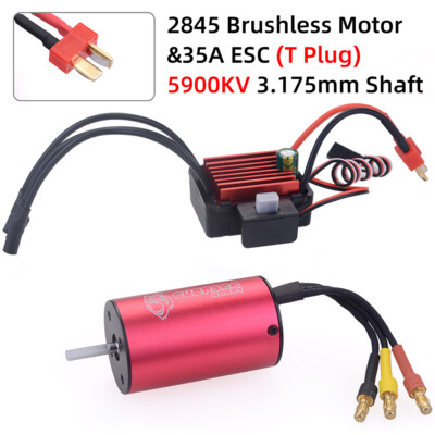 2845 5900KV Wasserdichter bürstenloser Motor 35A ESC für Trx4 HSP 1/12 RC Car