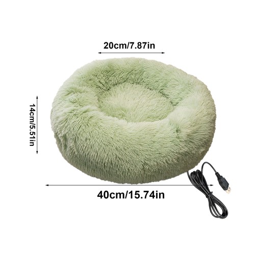 Pet Dog Cat Plush Electric Heating Pad USB Charging Interfac Warmer Carpet Mat - Picture 7 of 16